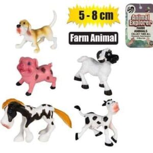 Animals farm cartoon asstd 5 8cm – main product image