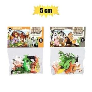 Animals farm/wild 13pc 5cm asstd – main product image
