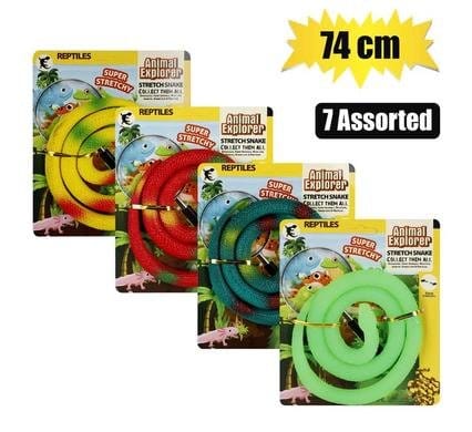 560-000189.Jpg Animals stretch snake rubber 74cm – main product image