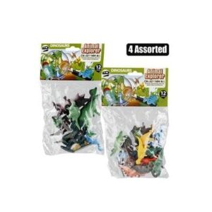 Animals dinosaur rubber 12pc 6 8cm – main product image