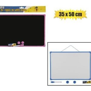Edu board dry wipe/chalk+marker 35x50cm – main product image