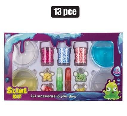 565-000163.Jpg Novelty slime diy w/accessories 13pc – main product image