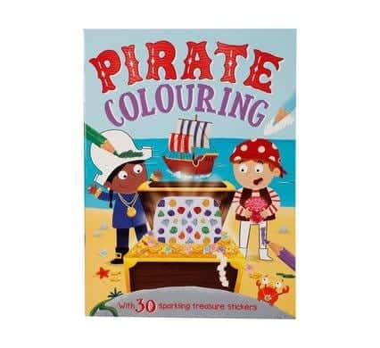 567-000550.Jpg Book colouring pirate crystal sticker – main product image