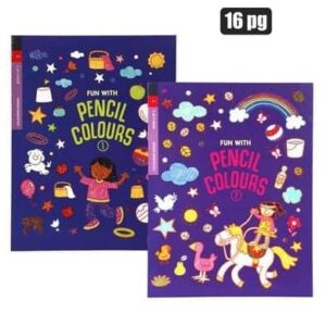 Book fun with pencil crayons 16p asstd – main product image