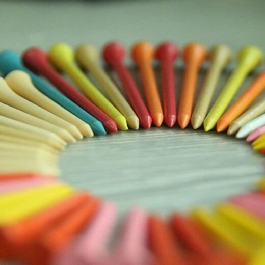 Golf Tees 30 Pack Colorful Wooden Durable PGM - image 3 | Brits Brothers Parts