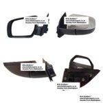 Ford Ranger T6/T7 LHS Side Mirror 12 (Elec,W/O Indic,Chrome) – main product image