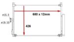 Isuzu D Max A/C Condenser 1.9 / 3.0 DDI 22 – main product image
