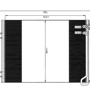 VW Passat CC Condenser 08 (1.8/2.0/1.9/DSL) – main product image