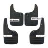 Toyota Hilux D4D 2012 2015 Mudflaps Set (HI RIDER) (NXN) – main product image