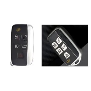 Key Cover – Land Rover Design 1 (Smart) Silver (NXN) – main product image