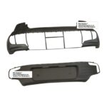 Kia Rio Rear Bumper 2015 2017 (Hatch, With Diffuser) – main product image