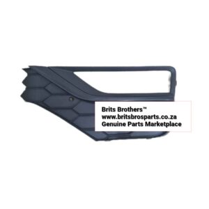 BB™ VW Amarok LHS Fog Cover 17 (With Fog Light Hole, Black + PDC Hole) – main product image