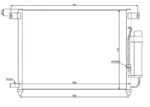Chevrolet Aveo Condenser 03 15 (1.5/1.6) – main product image