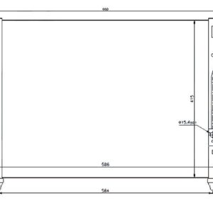 Chevrolet Aveo Condenser 03 15 (1.5/1.6) – main product image