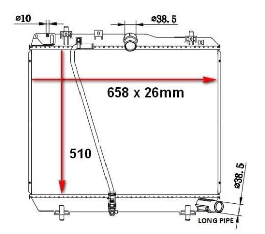 Bd15475_689253F8D6C28.Jpeg Toyota Quantum Radiator 10 14 (2.5/2.7l) – main product image