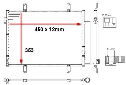 Bd17104_689236602A82C.jpeg Suzuki Celerio A/C Condenser 15 (1.0) – main product image