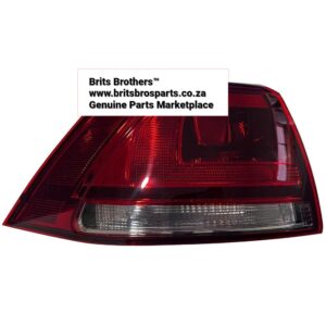 VW Golf 7 TSI LHS Outer Taillight (Dark) 2013 16 – main product image