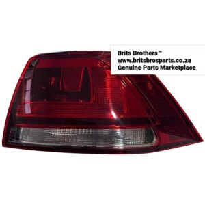 VW Golf 7 TSI RHS Outer Taillight (Dark) 13 16 – main product image