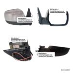 Ford Ranger T5 RHS Side Mirror 07 11 (Elec,W/O Indic, Chrome, 3P) – main product image