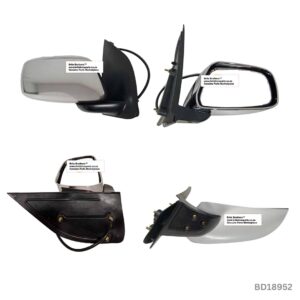 Nissan Navara RHS Side Mirror 06 10 (Elec,W/O Indic, Chrome) – main product image