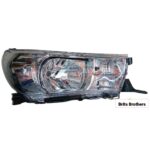 Toyota Hilux GD6 RHS Headlight 2016 2020 (Halogen, Small Park Lamp Holes) LQ – main product image