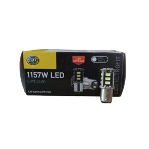 1157W Hella LED Bulb P21/5W BAY15D 12V White – main product image