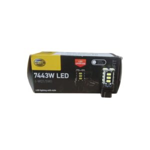 7443W Hella LED W21/5W Wedge 12V White – main product image