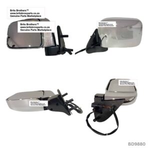 Nissan NP300 LHS Elec Side Mirror (Chrome) 02 22 – main product image