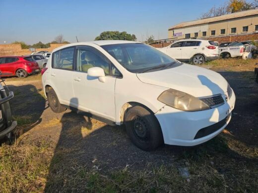 Reliable 2006 Nissan Tiida HR16 Stripping for Spares | OEM Used Nissan Parts South Africa – front view