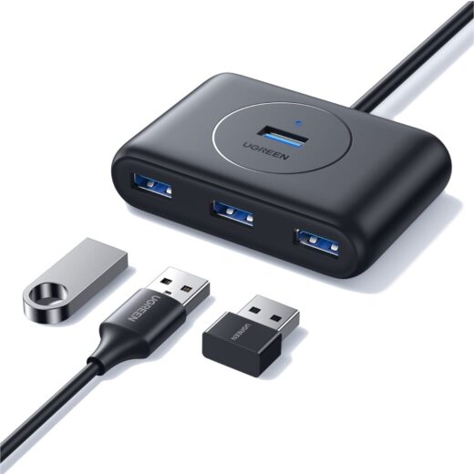 UGREEN 4 Port USB 3.0 Hub with Micro USB 5Gbps Data Transfer 1m - image 2 | Brits Brothers Parts