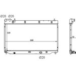 Honda Jazz Radiator 03 05 (1.4/5 Manual) – main product image