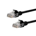 Gizzu Cat6 UTP Fly Lead Ethernet Network Cable 20cm Black | Brits Brothers Parts