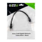 Gizzu Cat6 UTP Fly Lead Ethernet Network Cable 20cm Black - image 4 | Brits Brothers Parts