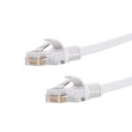 Gizzu Cat6 UTP Fly Lead Ethernet Network Cable 50cm White | Brits Brothers Parts