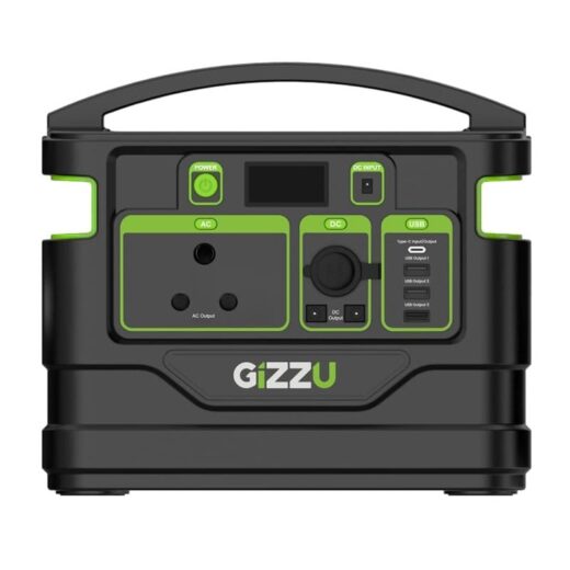 GIZZU 296Wh Portable Power Station 1 x 3 Prong SA Plug Point – front view