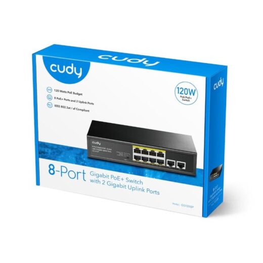 Cudy 8 Port Gigabit PoE+ Unmanaged Switch - image 4 | Brits Brothers Parts