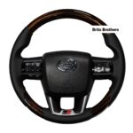 Toyota Hilux GD6/D4D GR Steering Wheel Complete (Brown) – main product image