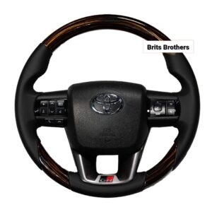 Toyota Hilux GD6/D4D GR Steering Wheel Complete (Brown) – main product image