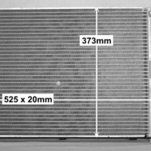 Ford Bantam A/C Condenser 02 12 (1.3,1.4,1.6) – main product image