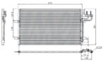 Ford Focus (1.6/1.8/2.0 D+P/2.5 ST) 05 12 / Mazda 3 (1.6/2.0/2.3/MPS) 04 09 A/C Condenser – main product image