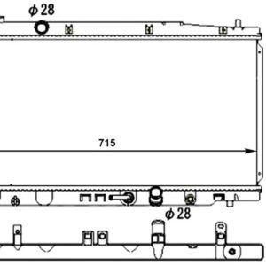 Radiator – Honda Jazz (1.3/1.5) 2008 18 Honda Ballade (1.5/AT) 2011 14 – main product image