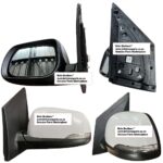 BB™ Kia Picanto LHS Side Mirror 17 (Elec+Indic+AF) – main product image