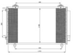 Toyota Corolla / RunX / Verso Condenser 1.4/6/8/2.0 2003 2009 – main product image