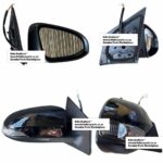 Toyota Corolla Prestige RHS Side Mirror 14 16 (Elec,W/Indic) – main product image
