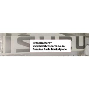 Isuzu Bonnet Guard Decal Sticker (Silver) – main product image