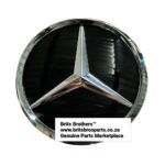 Mercedes Benz W205 Front Badge Emblem Logo (Chrome) – main product image