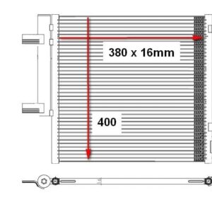Chevrolet Spark A/C Condenser 10 18 (1.2L) – main product image
