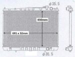 Nissan NP300 Hardbody Radiator 98 24 2.0/2.4/3.0D/3.3 V6 – main product image