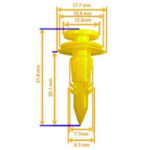 Door Panel Clip 12.6mm x 8.3mm x 31.6mm – main product image