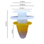 Door Panel Clip 12.9mm x 11.9mm x 19.9mm – main product image